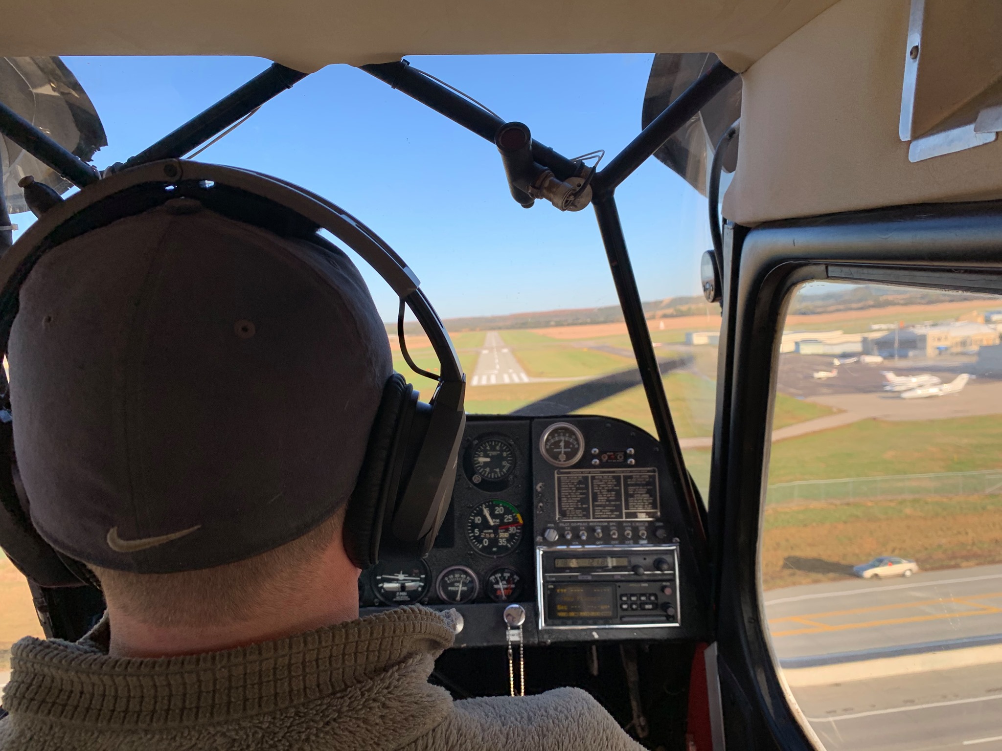 Dane on final approach